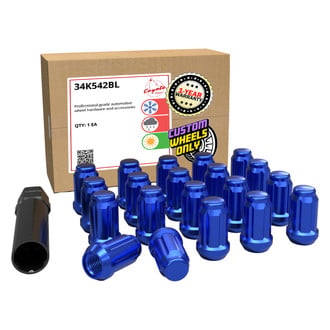 Coyote Accessories® - Blue Cone Seat 6 Spline Lug Wheel Installation Kit
