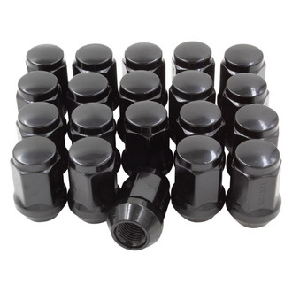 Coyote Accessories® - Black Cone Seat Acorn Bulge Lug Wheel Installation Kit w/o Valve Stems