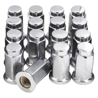 Coyote Accessories® - Chrome Flat Seat ATV&UTV Lug Wheel Installation Kit