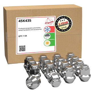 Coyote Accessories® - Chrome Cone Seat ATV&UTV Acorn Bulge Lug Wheel Installation Kit