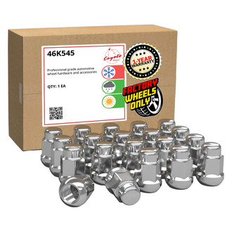 Coyote Accessories® - Chrome Radius/Ball Seat OE Style Honda Lug Wheel Installation Kit