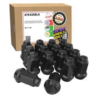 Coyote Accessories® - Black Cone Seat ATV&UTV Acorn Bulge Lug Wheel Installation Kit