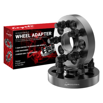Coyote Accessories® - Black Anodized 6061-Billet Aluminum Wheel Adapter