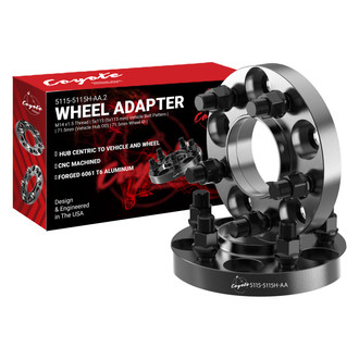 Coyote Accessories® - Black Anodized 6061-Billet Aluminum Wheel Adapter