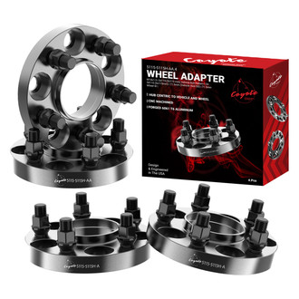 Coyote Accessories® - Black Anodized 6061-Billet Aluminum Wheel Adapter