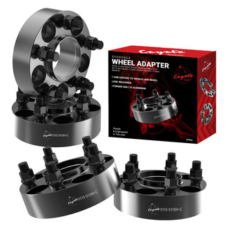 Coyote Accessories® - Black Anodized 6061-Billet Aluminum Wheel Adapter