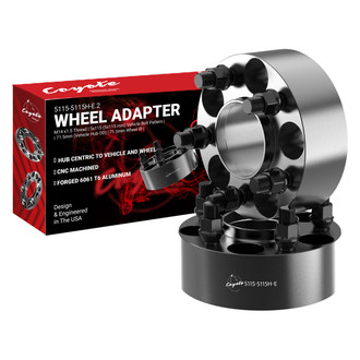 Coyote Accessories® - Black Anodized 6061-Billet Aluminum Wheel Adapter