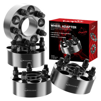 Coyote Accessories® - Black Anodized 6061-Billet Aluminum Wheel Adapter