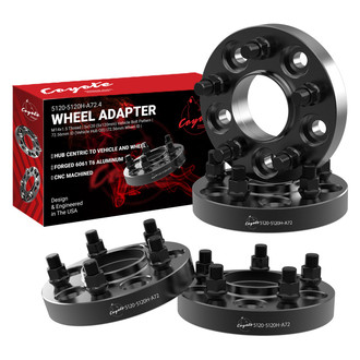 Coyote Accessories® - Black Anodized 6061-Billet Aluminum Wheel Adapter