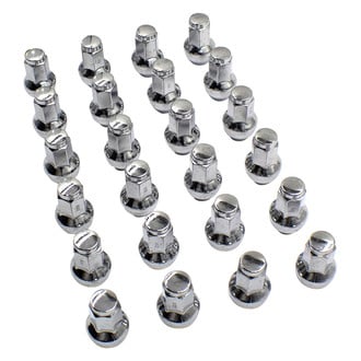 Coyote Accessories® - Cone Seat OE Style Ford Lug Wheel Installation Kit w/o Valve Stems
