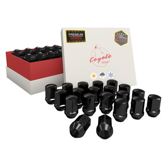Coyote Accessories® - Black Cone Seat OE Style Dodge / Jeep / Ram Lug Wheel Installation Kit