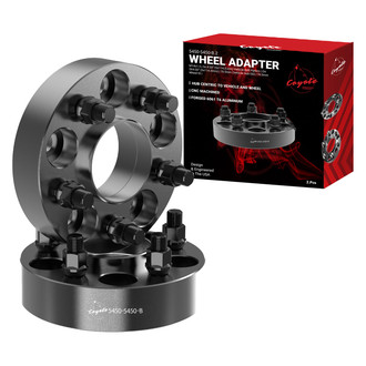 Coyote Accessories® - Black Anodized 6061-Billet Aluminum Wheel Adapter
