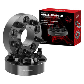 Coyote Accessories® - Black Anodized 6061-Billet Aluminum Wheel Adapter