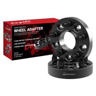 Coyote Accessories® - Black Anodized 6061-Billet Aluminum Wheel Adapter
