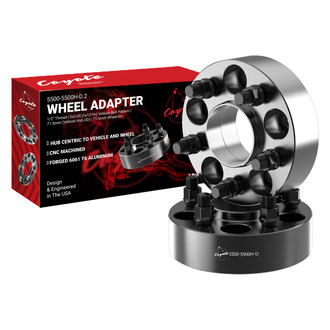 Coyote Accessories® - Black Anodized 6061-Billet Aluminum Wheel Adapter