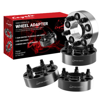 Coyote Accessories® - Black Anodized 6061-Billet Aluminum Wheel Adapter