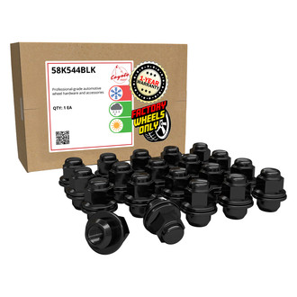 Coyote Accessories® - Black Mag Seat OE Style Nissan Lug Wheel Installation Kit