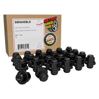 Coyote Accessories® - Black Mag Seat OE Style Toyota Lug Wheel Installation Kit