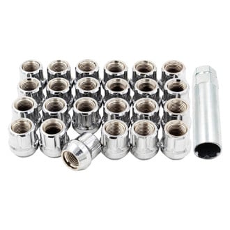 Coyote Accessories® - Chrome Cone Seat OE Style Spline Lug Wheel Installation Kit