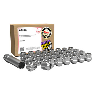 Coyote Accessories® 60K873 - Chrome Cone Seat OE Style Spline Lug Wheel Installation Kit