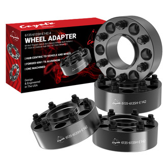 Coyote Accessories® - Black Anodized 6061-Billet Aluminum Wheel Adapter