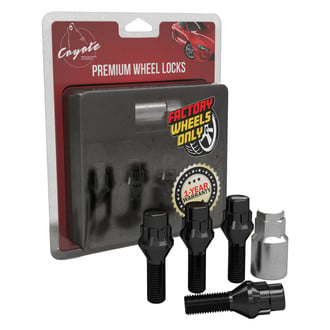 Coyote Accessories® - Black Cone Seat Wheel Locks