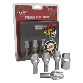 Coyote Accessories® 621157-24 - Chrome Cone Seat Bolt Wheel Locks