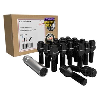 Coyote Accessories® - Cone Seat Spline Bolt Lug Wheel Installation Kit