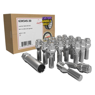 Coyote Accessories® - Cone Seat Spline Bolt Lug Wheel Installation Kit w/o Valve Stems