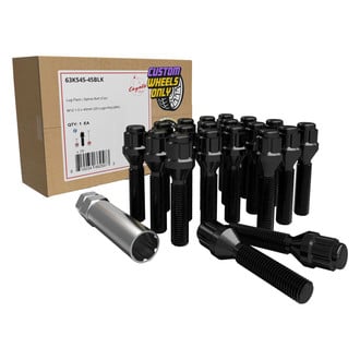 Coyote Accessories® - Cone Seat Spline Bolt Lug Wheel Installation Kit w/o Valve Stems