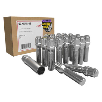 Coyote Accessories® - Cone Seat Spline Bolt Lug Wheel Installation Kit w/o Valve Stems