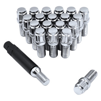 Coyote Accessories® - Cone Seat Spline Bolt Lug Wheel Installation Kit w/o Valve Stems