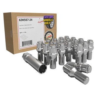 Coyote Accessories® - Cone Seat Spline Bolt Lug Wheel Installation Kit w/o Valve Stems