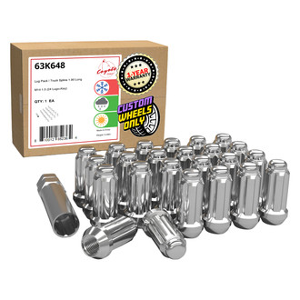 Coyote Accessories® - Cone Seat Spline Lug Wheel Installation Kit