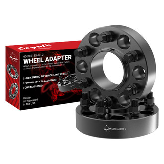 Coyote Accessories® - Black Anodized 6061-Billet Aluminum Wheel Adapter