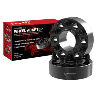 Coyote Accessories® - Black Anodized 6061-Billet Aluminum Wheel Adapter
