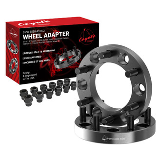 Coyote Accessories® - Black Anodized 6061-Billet Aluminum Wheel Adapter