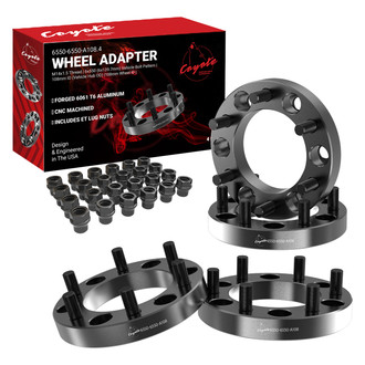 Coyote Accessories® - Black Anodized 6061-Billet Aluminum Wheel Adapter