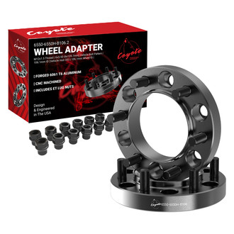 Coyote Accessories® - Black Anodized 6061-Billet Aluminum Wheel Adapter