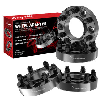 Coyote Accessories® - Black Anodized 6061-Billet Aluminum Wheel Adapter