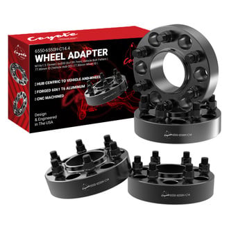Coyote Accessories® - Black Anodized 6061-Billet Aluminum Wheel Adapter