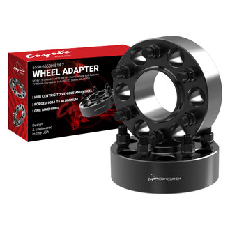 Coyote Accessories® - Black Anodized 6061-Billet Aluminum Wheel Adapter