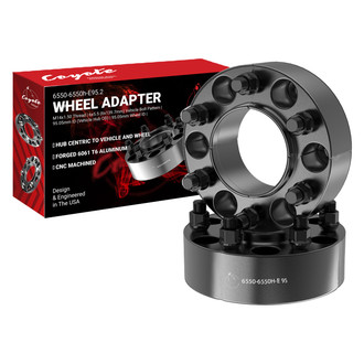 Coyote Accessories® - Black Anodized 6061-Billet Aluminum Wheel Adapter