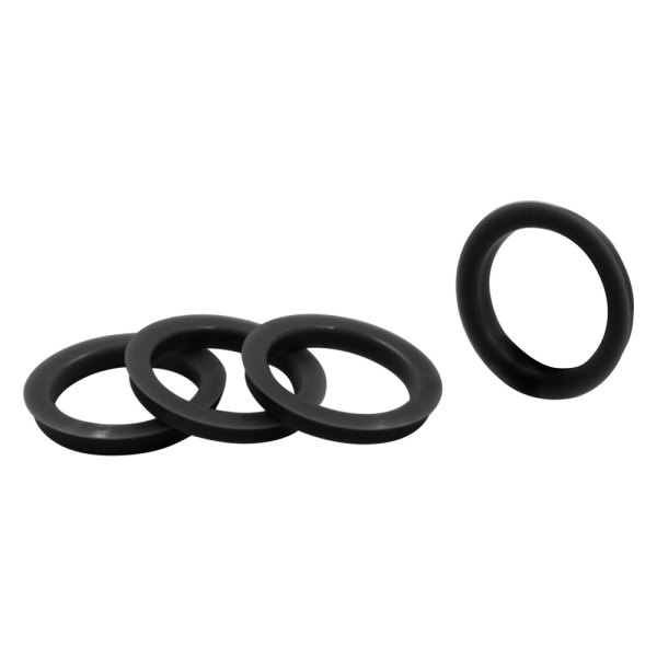 Coyote Accessories® - Black Anodized Plastic Hub Centric Ring Set