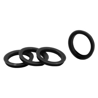 Coyote Accessories® - Black Anodized Plastic Hub Centric Ring Set