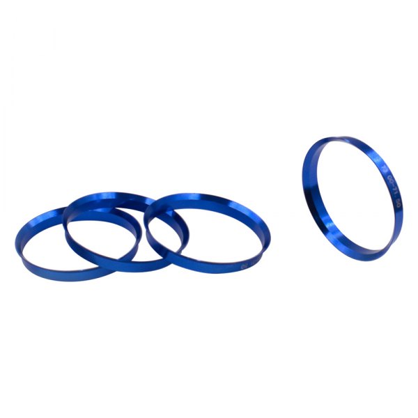 Coyote Accessories® - Blue Metal Hub Centric Ring Set