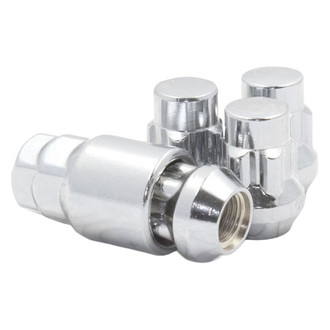 Coyote Accessories® - Chrome Cone Seat Acorn Bulge Wheel Locks