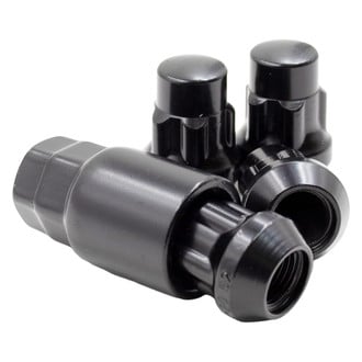 Coyote Accessories® - Black Cone Seat Acorn Bulge Wheel Locks