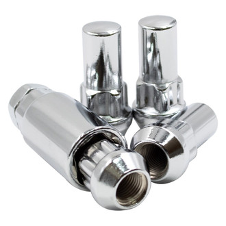 Coyote Accessories® - Chrome Cone Seat Acorn Bulge Wheel Locks