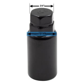 Coyote Accessories® - Cone Seat Acorn Open End Wheel Locks